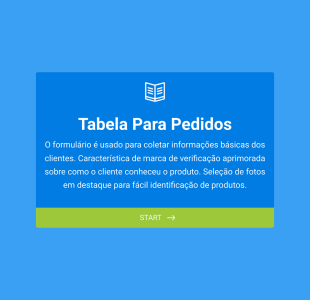 Pedidos Feira Form Template