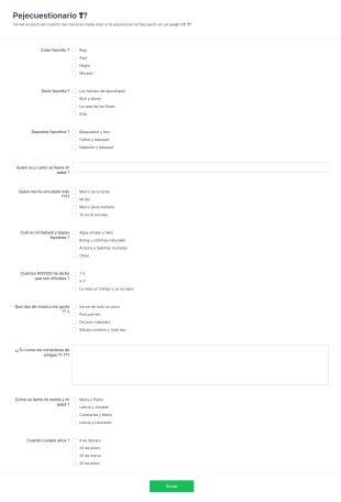 Pejecuestionario ❣️🥺 Form Template