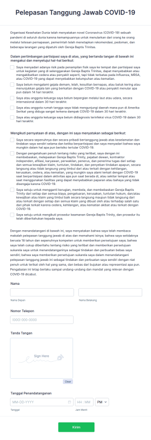 Pelepasan Tanggung Jawab BHFP COVID 19