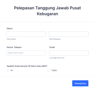 Pelepasan Tanggung Jawab Pusat Kebugaran Form Template