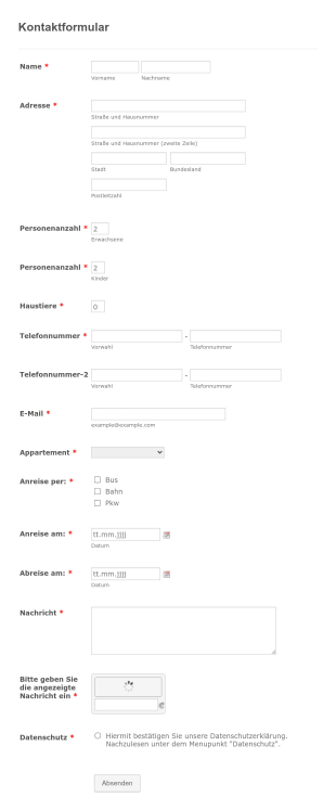 Pension Form Template