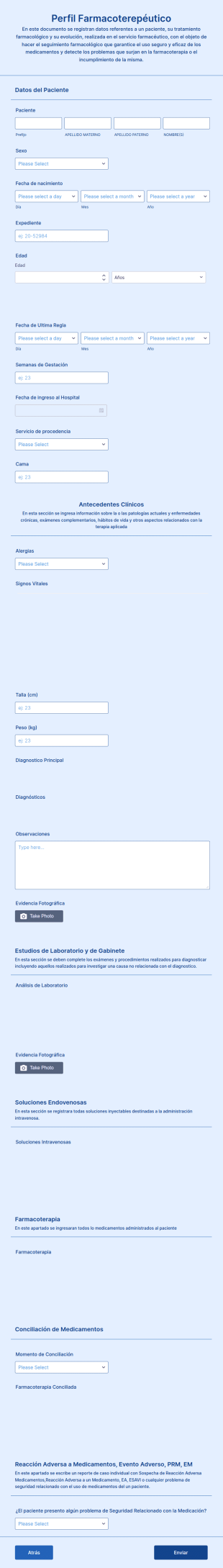 Perfil Farmacoterapéutico