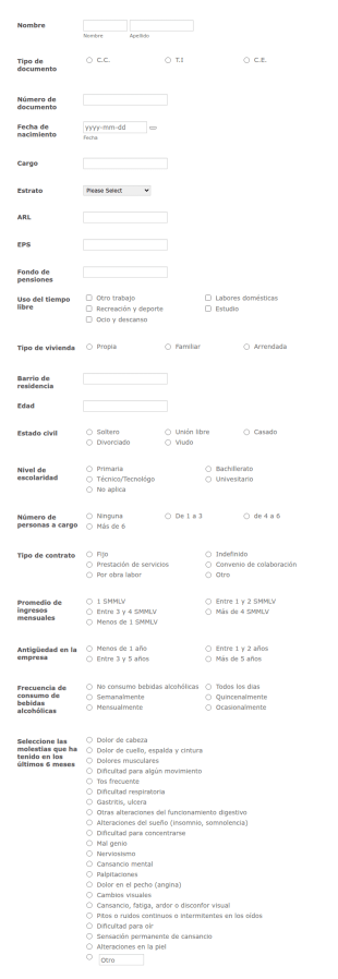 Perfil Sociodemográfico Y De Condiciones De Salud