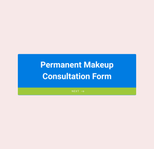 Permanent Makeup Consultation Form Template