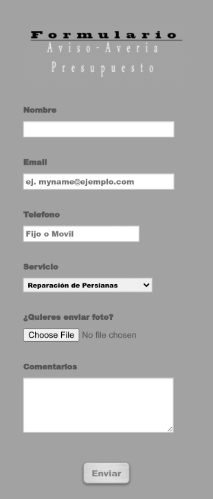 Persianista Form Template