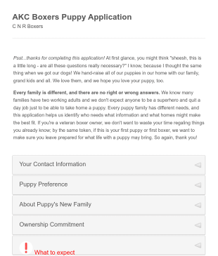 Pet Adoption Custody Form Template