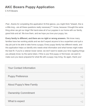 Pet Adoption Custody Form Template