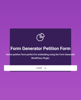 Petitieformulier