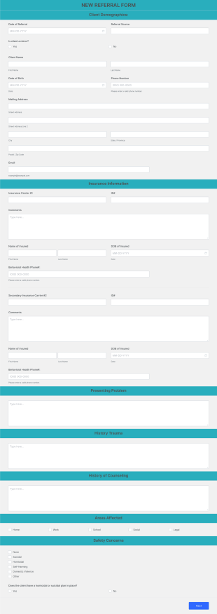 Phone Screening Form Template