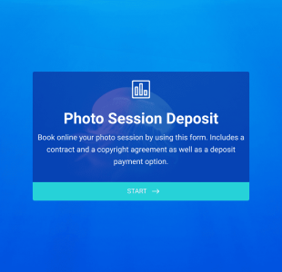 Photography Session Booking Form Template