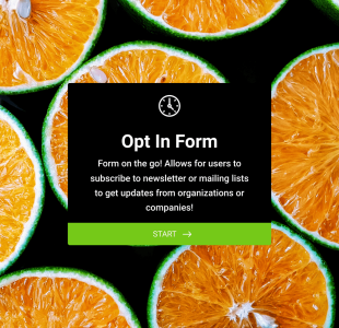 Pieni Uutiskirjelomake Form Template