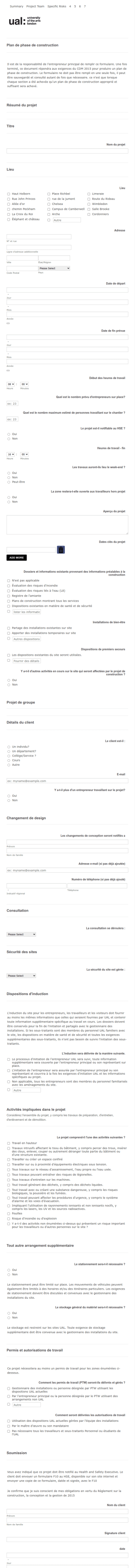 Plan De Phase De Construction Projets Simples