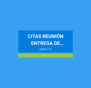 Plantilla Citas Reunión Padres De Familia Form Template