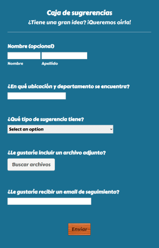 Plantilla De Caja De Sugerencias