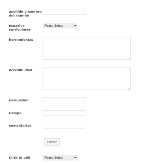 Plantilla De Contacto De Estudiantes
