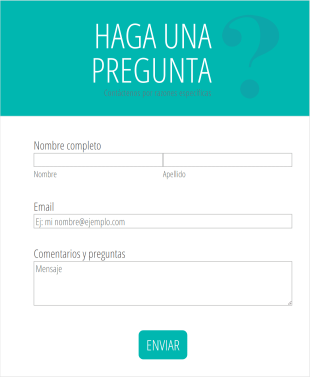 Plantilla De Hacer Una Pregunta