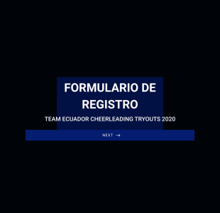 Plantilla De Inscripción De Equipos Cheerleaders