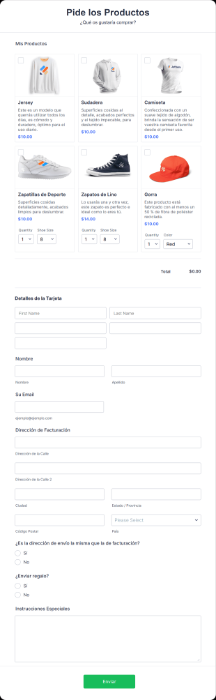 Plantilla Formulario De Pedido Black Friday Form Template
