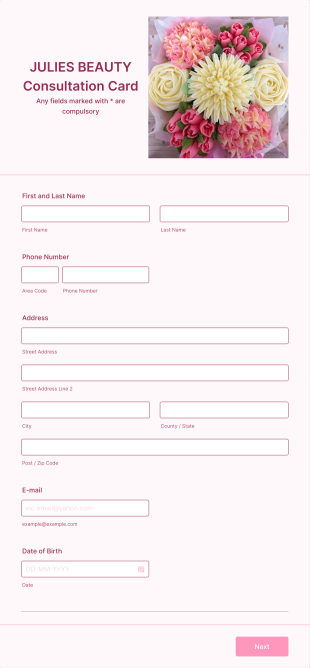 POCKET PA Client Consultation Form Template
