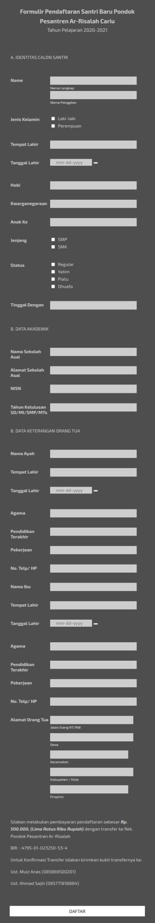 Pondok Pesantren Ar Risalah Cariu