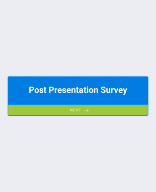 Post Presentation Survey Form Template