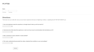 Nwspm Pc Ptsd Form Template