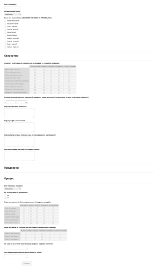 Повратне Информације о Презентацији