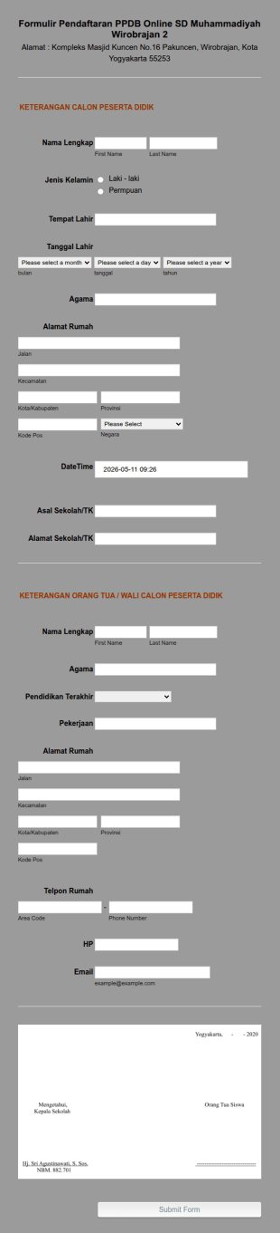 Indonesian PPDB 2020