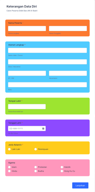 PPDB MI Al Badri Tahun Ajaran 2022 2023