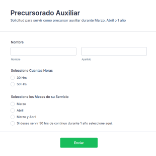 Precursorado Auxiliar