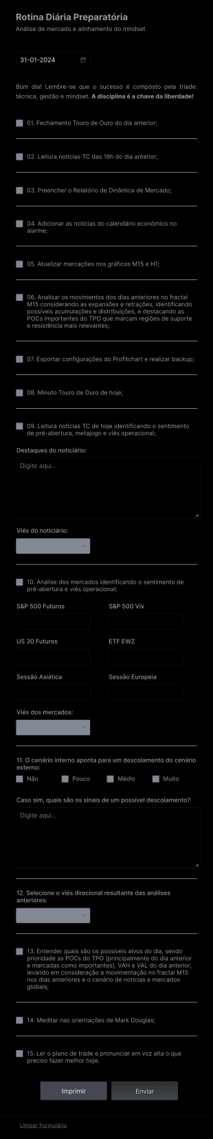 Rotina Diária Preparatória V2.0