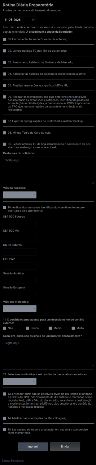 Rotina Diária Preparatória V2.0