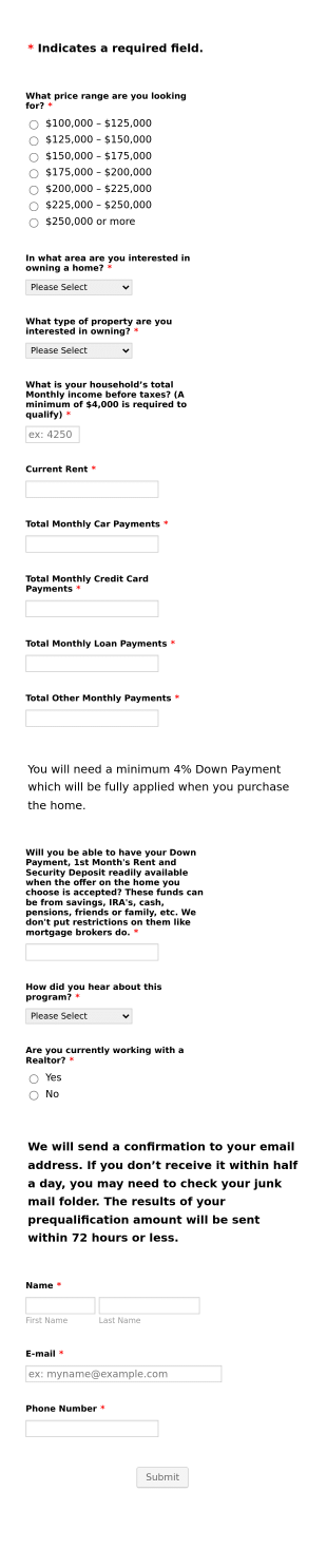Prequal Form 1 27 14 Form Template