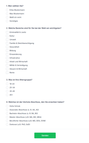 Probeabstimmung