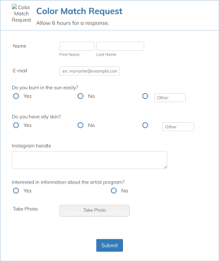 Product Suggestion Request Form Template