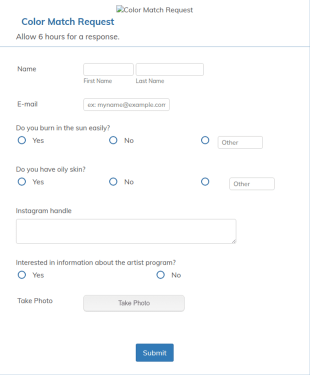 Product Suggestion Request Form Template