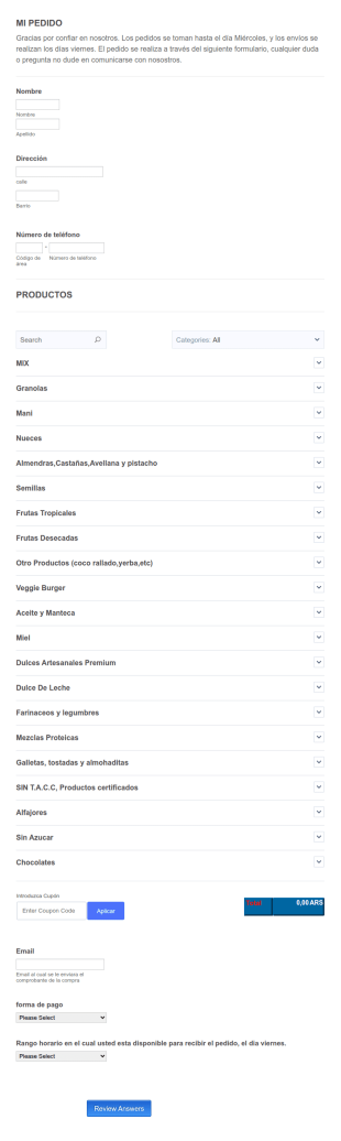 Productos Naturales