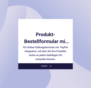 Produkt Bestellformular Mit PayPal Form Template