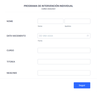 Programa De Intervención Individual