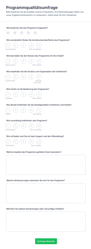 Programmqualitätsumfrage