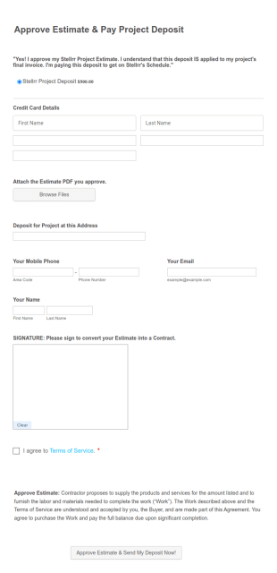 Project Approval Form Template