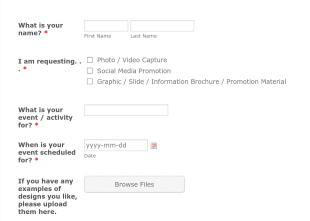 Promotion Material Request Form Template