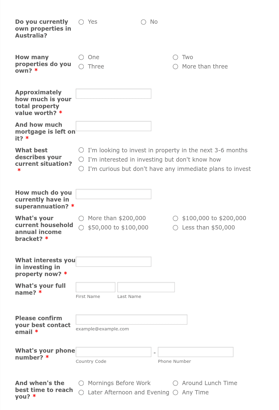 Property Investor Form Template Jotform Property Investor Form Template Jotform