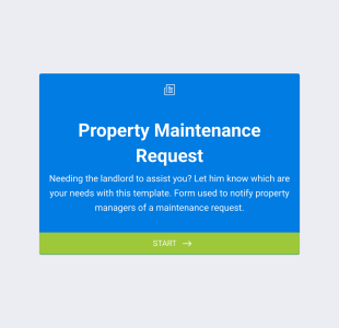 Property Maintenance Request Form Template