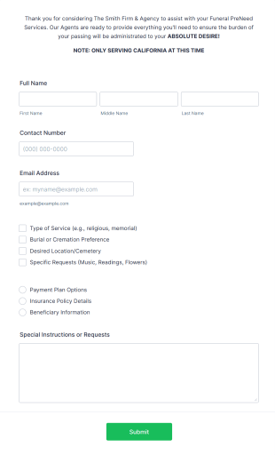 Prophetic Grace Episcopal Membership Application Form Template