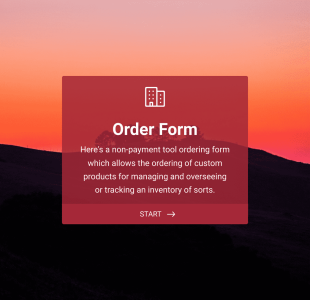 Prosty Formularz Zamówienia Form Template