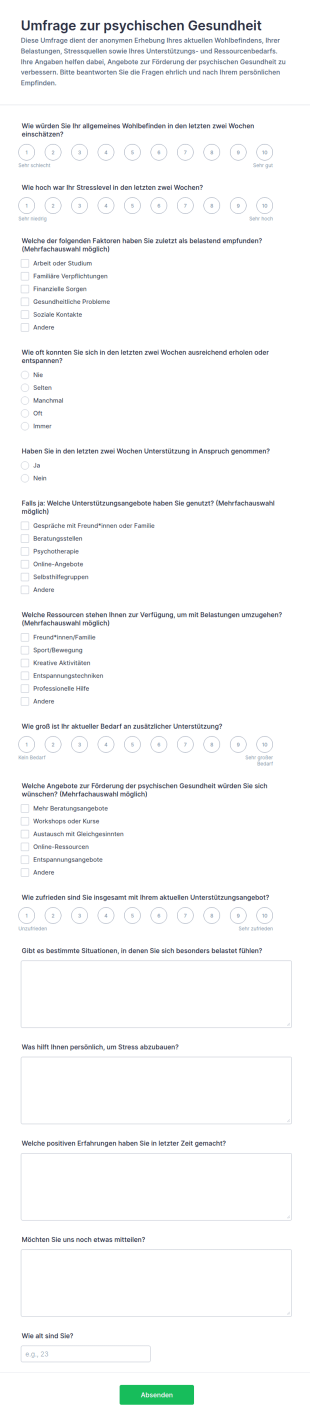 Psychische Gesundheitsbefragung