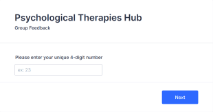 Psychological Therapies Hub Group Feedback Form Template