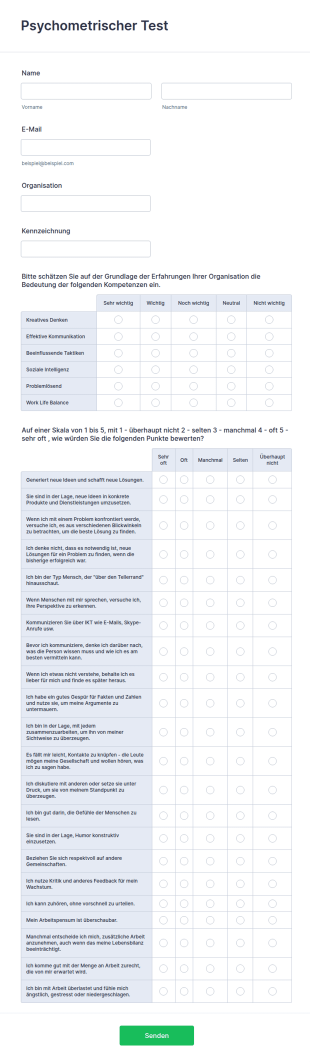 Psychometrischer Test