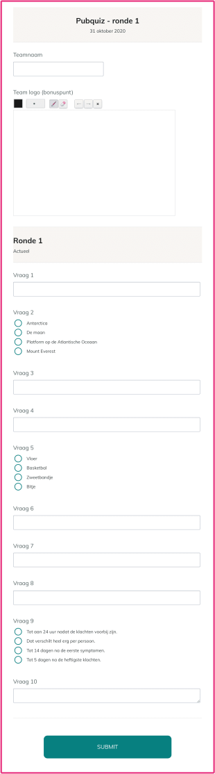 Pubquiz Marleen Ronde 1 Form Template